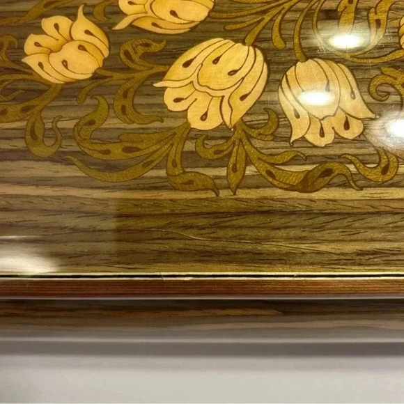 Vintage Reuge Musical Jewelry Box Made In Italy “send In The Clowns” Tested Work - Picture 6 of 12